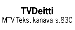 MTV3 Tekstikanava ( s. 830)